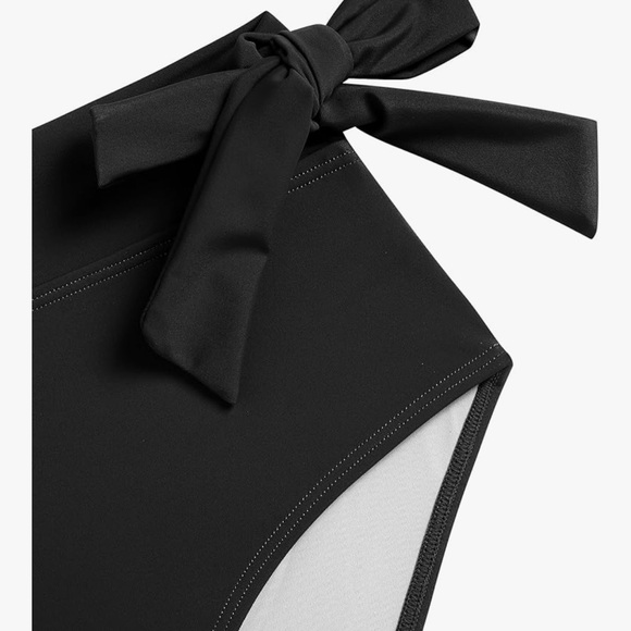 Zaful Black Bikini Set with High-Waisted Bottoms 8-10 - Picture 6 of 8